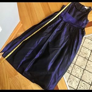 NWOT Girls My Michelle dark purple dress size 10